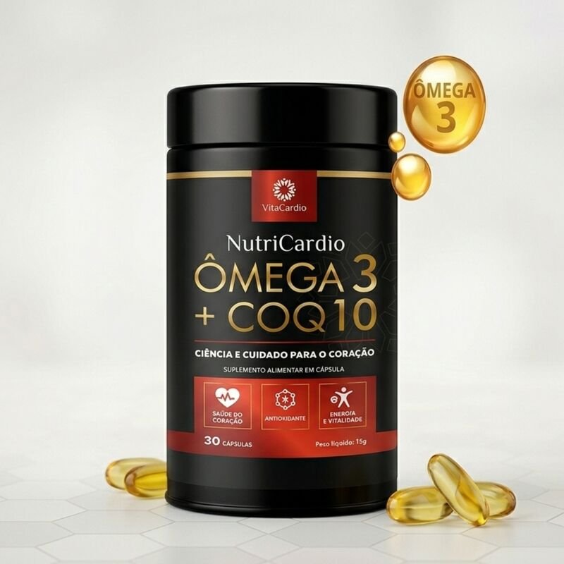 Cápsulas de Ômega 3